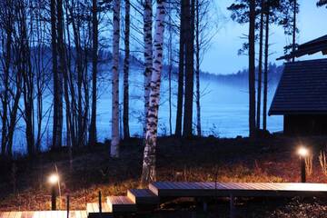 Фото номера Lakeside Three-Bedroom Villa (6 Adults) Курортные отели Halla Nature &amp; Design Villas г. Анттола 5